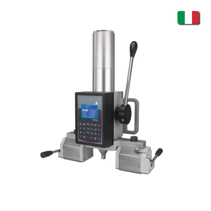 Portable hardness tester with magnetic clamp base for Rockwell methods, RSDMAG D2/70-D4/70, AFFRI