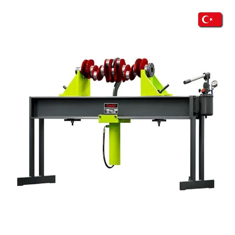 Hydraulic straightening machine for crankshafts, STH 20, SARITAS