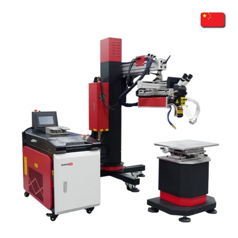 Станок лазерной сварки пресс-форм волоконным лазером, HTWN 1500W, HANTEN CNC