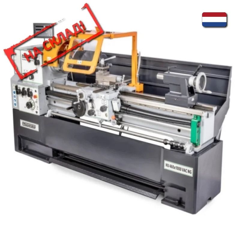Lathe and screw-cutting machine, HU 460×1000-4 NG Newall, Huvema