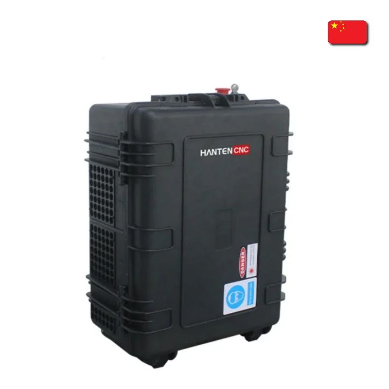 Станок импульсной лазерной очистки в виде чемодана, HTCM300E, HANTEN CNC