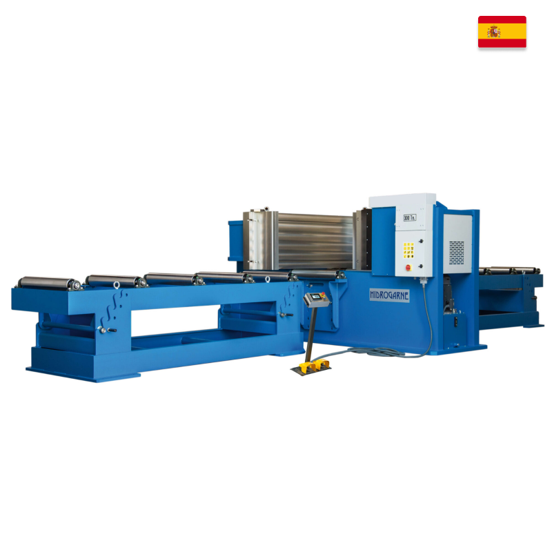 Hydraulic horizontal press, HV-300, HIDROGARNE