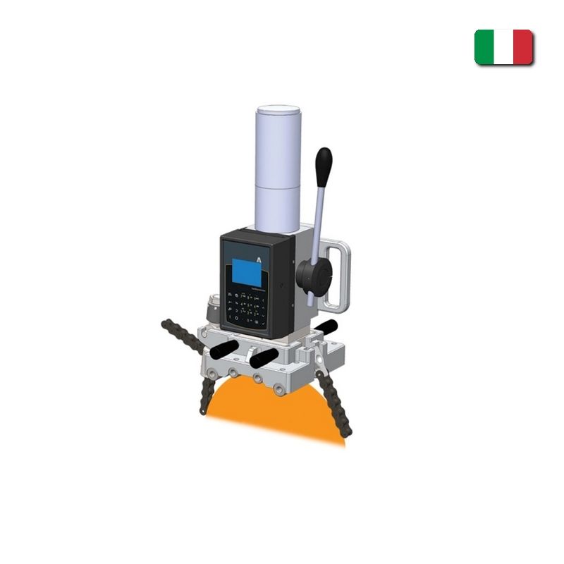 Portable hardness tester with magnetic clamping base for Rockwell methods, RSDMAG D2/80-D4/80, AFFRI