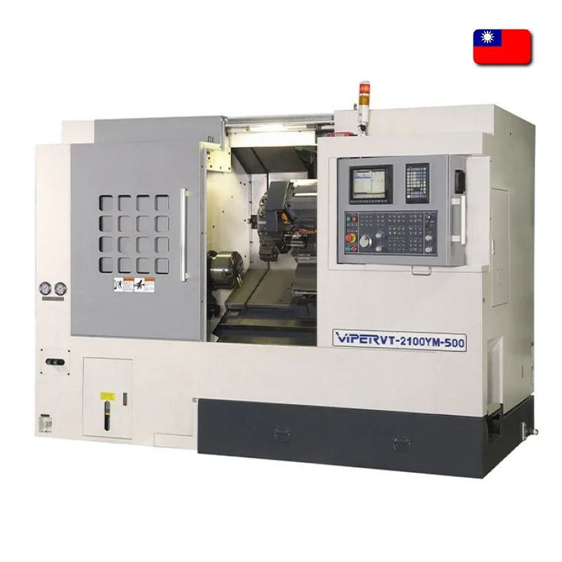 Three-axis CNC turning machining center, Y axis VT-2100YM, Alex-Tech