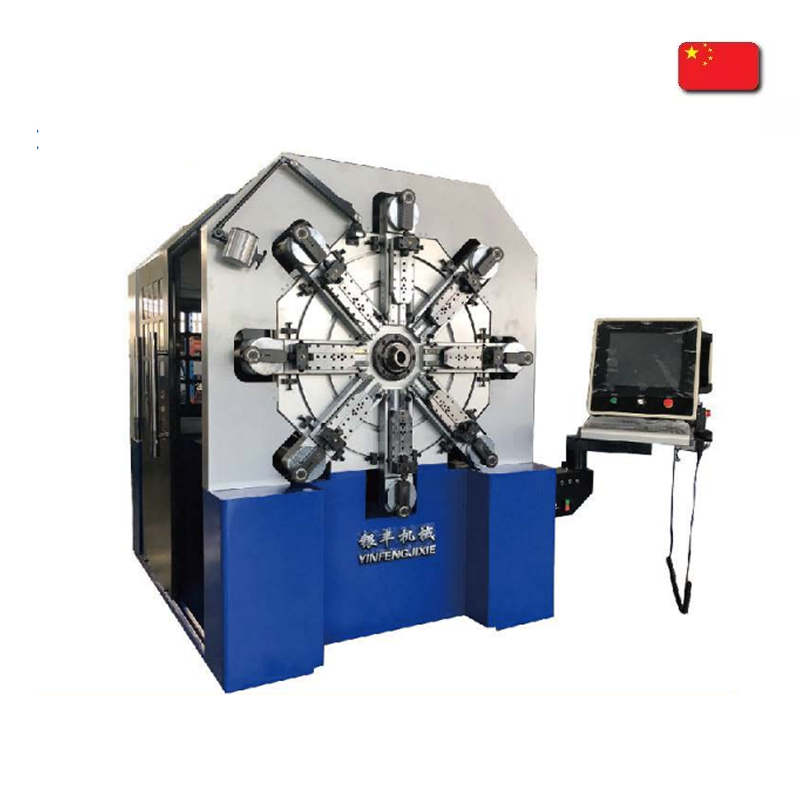 CNC cam-less spring machine, CNC-YF-1250, YF Spring Machinery