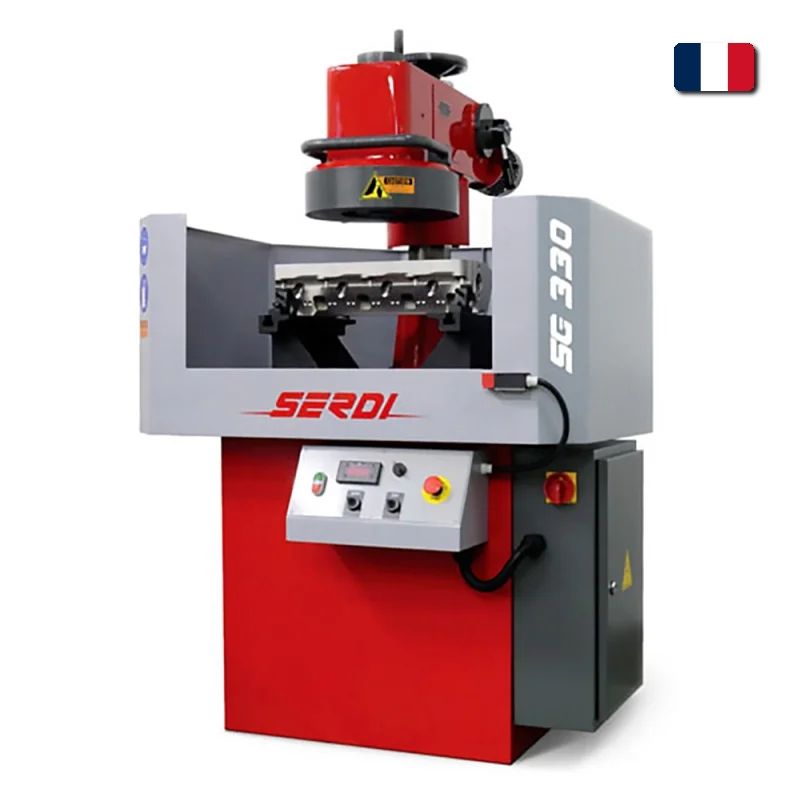 Machine for milling and grinding cylinder head surfaces, SG 330, SERDI