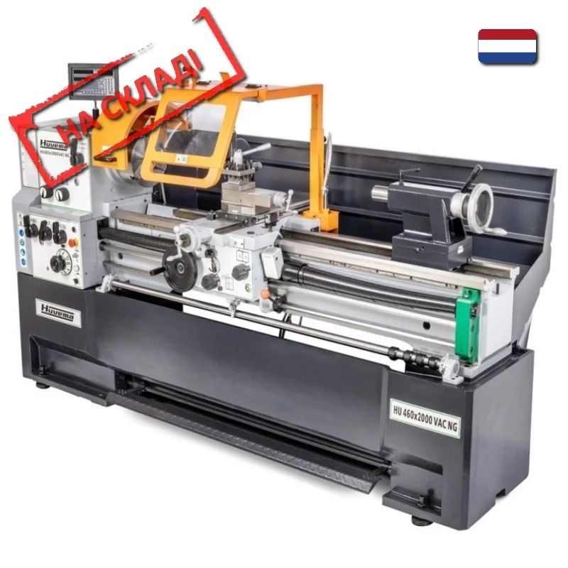 Lathe and screw-cutting machine, HU 460×2000-4 VAC NG DRO, Huvema
