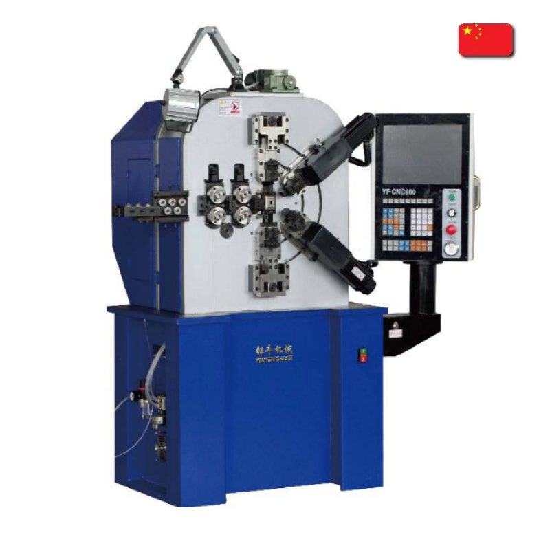CNC spring coiling machine, CNC-YF-8630, YF Spring Machinery
