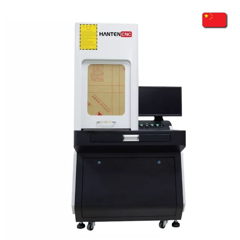 Fiber laser marking machine, HTFT-100, HANTEN CNC