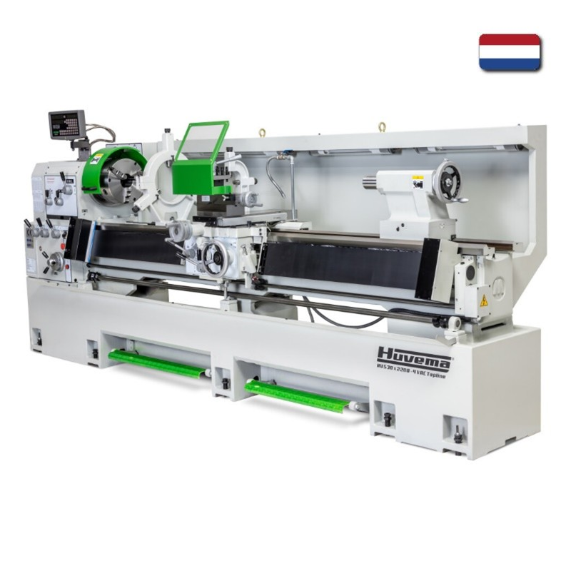 Lathe and screw-cutting machine, HU 530×2200 VAC Topline DRO, Huvema
