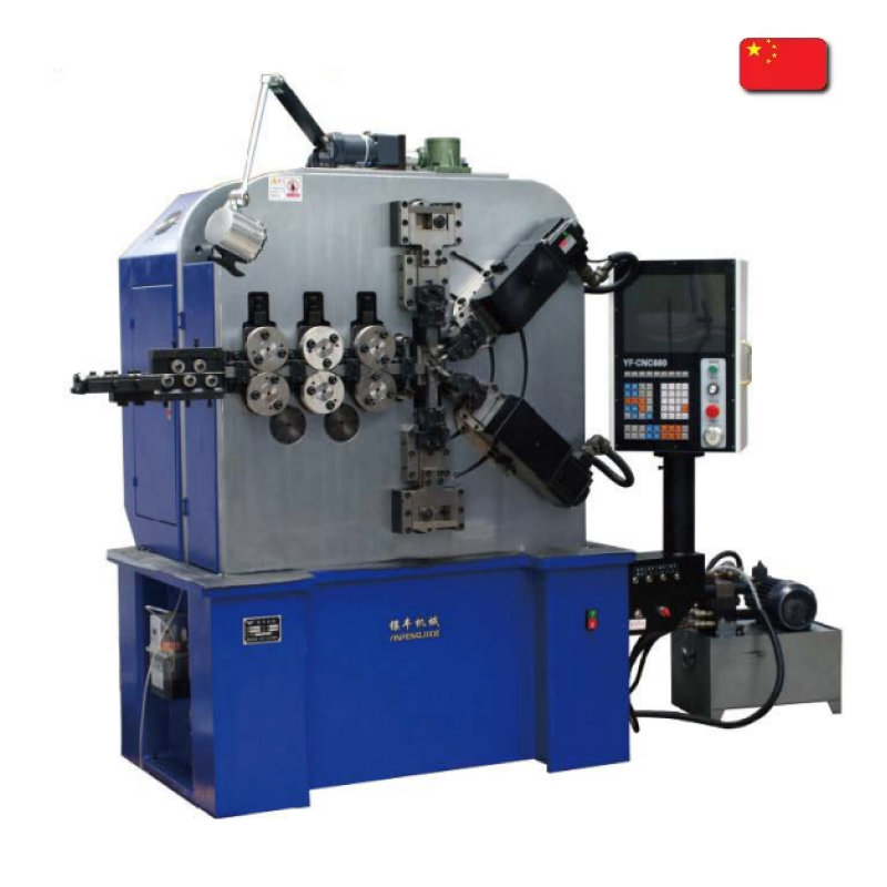 CNC spring coiling machine, CNC-YF-8660, YF Spring Machinery