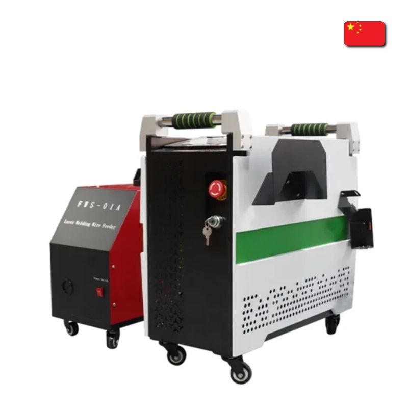 Manual laser welding machine with air cooling, HTWF 1500, HANTEN CNC