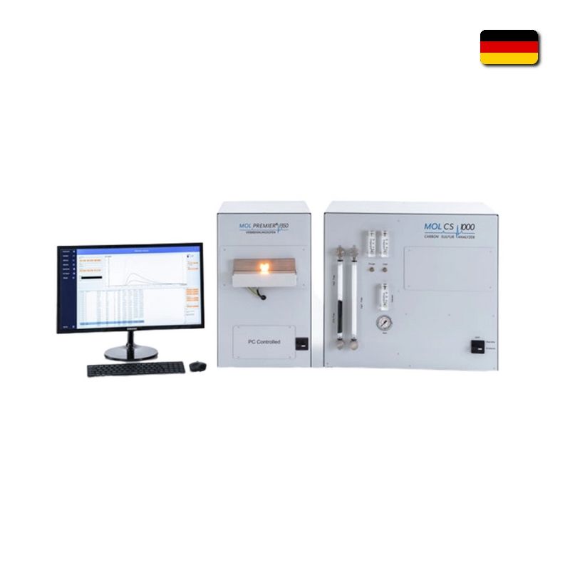 Analyzer of carbon and sulfur in organic materials, Mol CS1000, Mol Analytik
