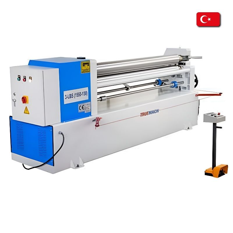 Three-roll plate rolling machine, 3-TLBS 1270-140, TRUEMACH