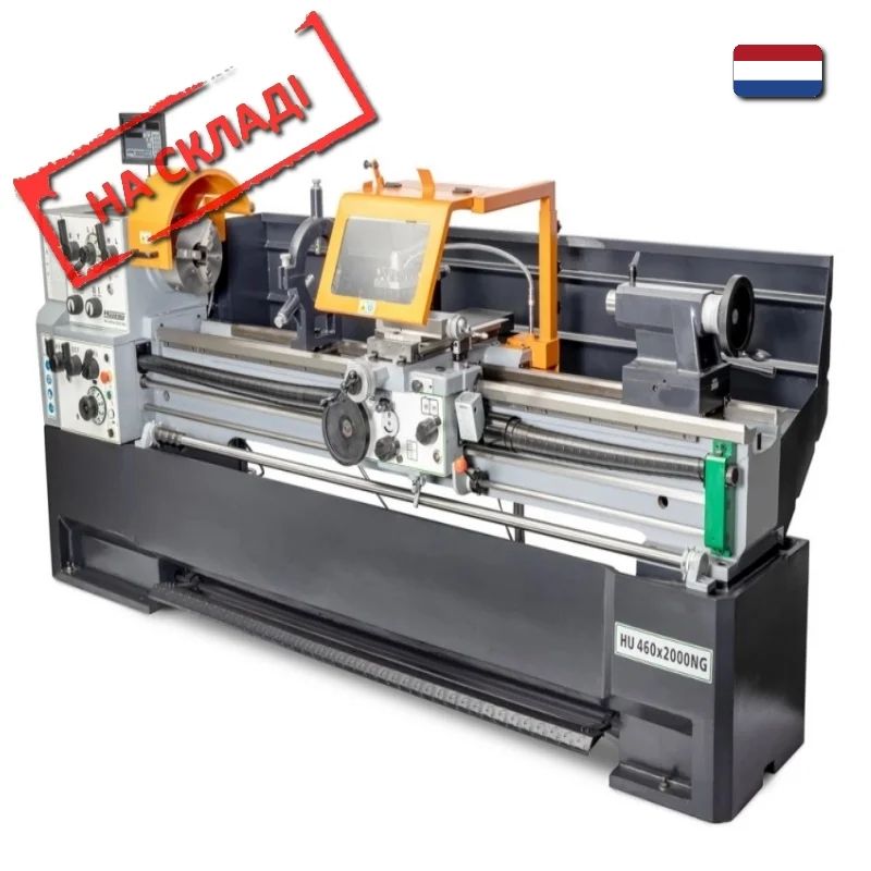 Lathe and screw-cutting machine, HU 460×2000-4 NG DRO, Huvema
