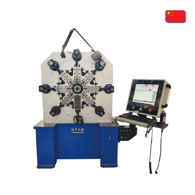 CNC cam-less spring machine, CNC-YF-1045, YF Spring Machinery