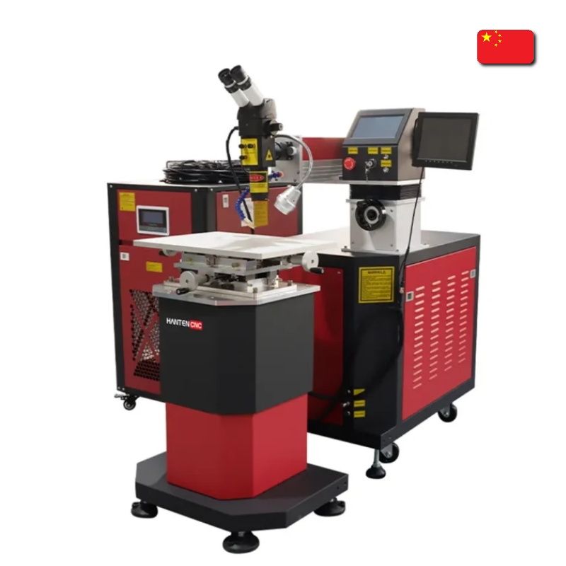 Laser welding machine for molds with oscillating optical beam, HTWL 1000W, HANTEN CNC