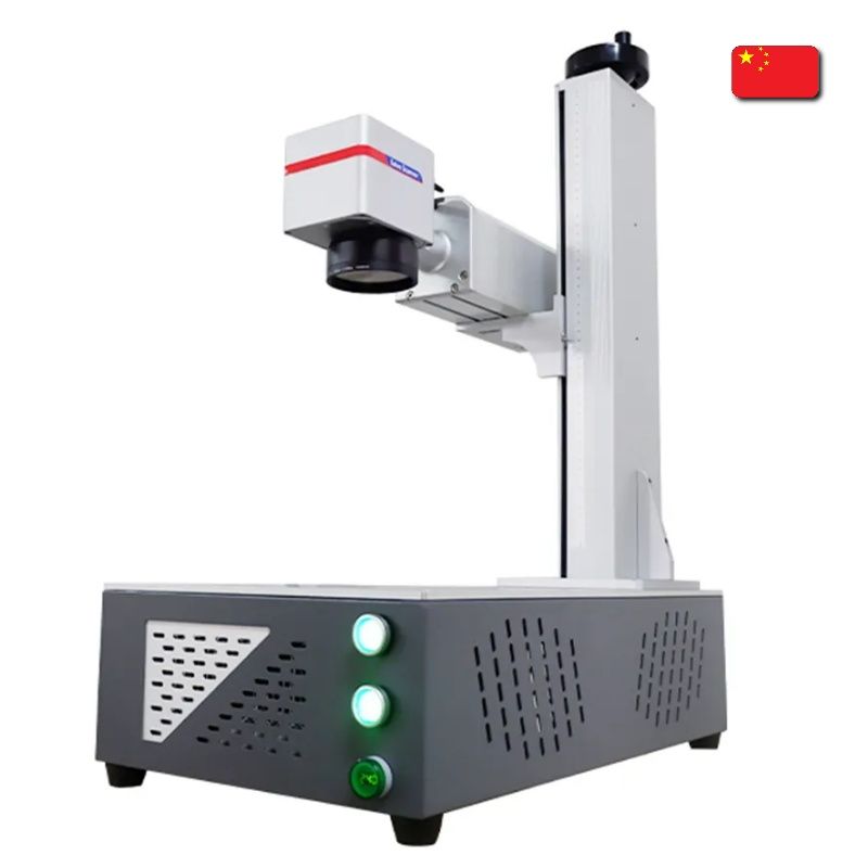 Fiber laser marking machine, HTFF-100, HANTEN CNC